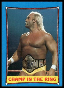 1987 Topps WWF #37 Champ in the Ring - Picture 1 of 2