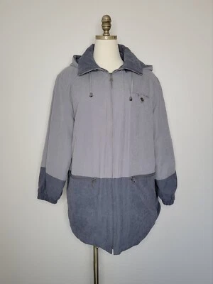 Abrigo Fleet Street Forrado de Vellón Chaqueta Gris Talla Grande Excelente Estado Foto 1 de 4