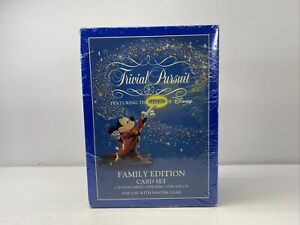 Trivial Pursuit Featuring The Magic Of Disney Family Edition Card Set NEW SEALED