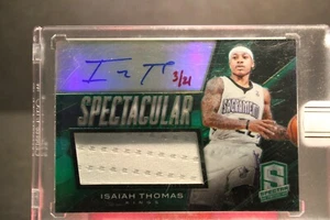 2013-14 Panini Spectra Spectacular Swatch Signatures Isaiah Thomas #11/175 Auto - Picture 1 of 2