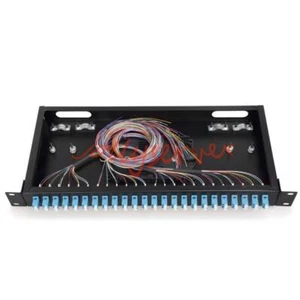 48 core LC with adapter pigtail 24 Ports Patch Panel Fiber Optic Terminal Box - Afbeelding 1 van 1