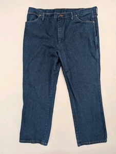 Wrangler Cowboy Cut Jeans Mens 42x30 Blue Denim 936PWD Slim Fit Prewashed Indigo - Picture 1 of 7
