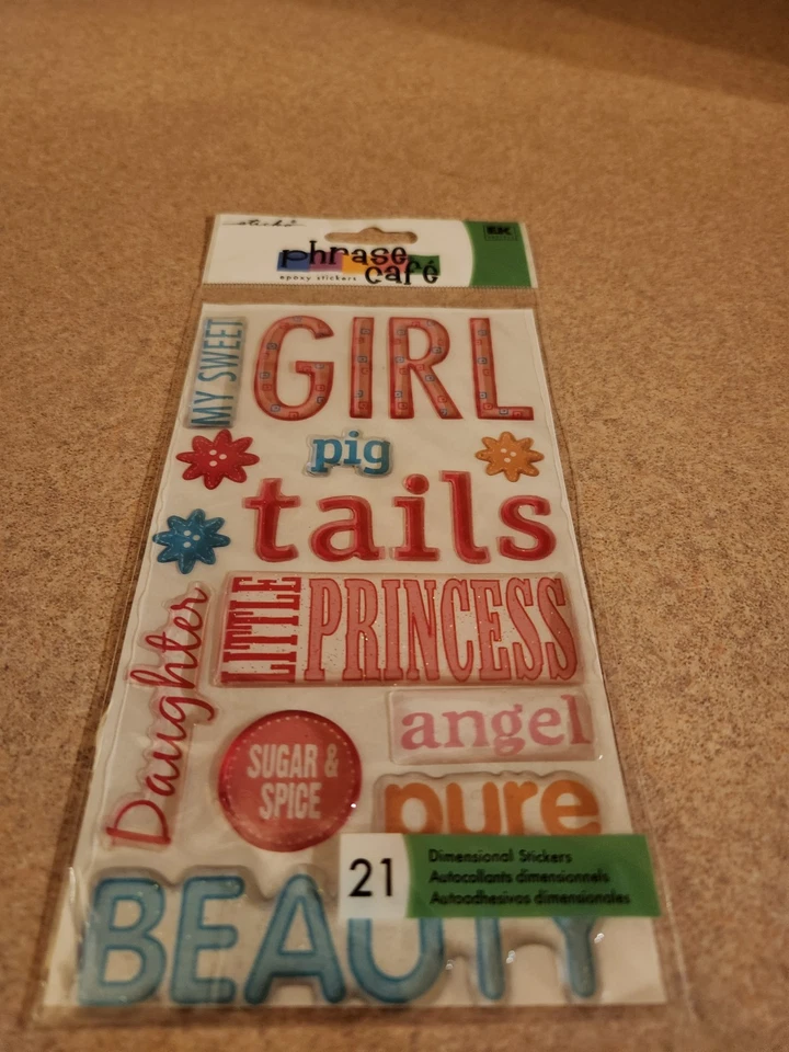 Adesivo/frase café~menina~adesivos epóxi para scrapbooking/artesanato - Imagem 1 de 1