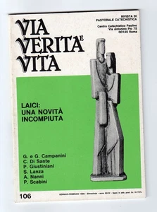 Via Verità e Vita 1986 Rivista di Pastorale Catechista - Picture 1 of 2