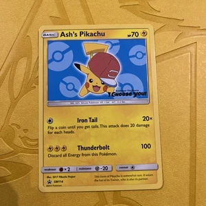 Ash s Pikachu SM114 Movie Blackstar Promo Englisch  NM Pokemon - Bild 1 von 2