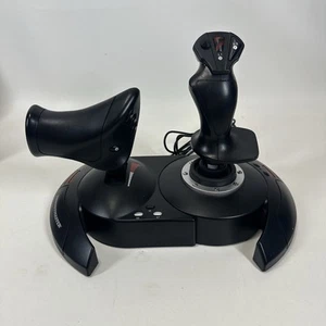 Thrustmaster T-Flight Hotas X V.2 Black Flight Stick Simulator PC PS3 TESTED - Picture 1 of 13