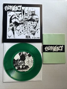 Putrifact – Reh. 7/21/90 7" GREEN Desacration Of God Productions Death Metal - Foto 1 di 2