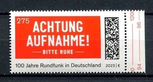 Germany - BRD : Radio anniversary stamp from 2023 - mint NH - Picture 1 of 1