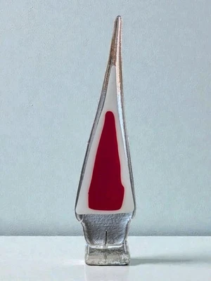 Pisapapeles de vidrio fundido escultura velero 7 pulgadas Foto 1 de 4