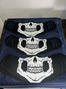 Lot Of 7 Skull Non Medical Mask Adjustable - Picture 1 of 6