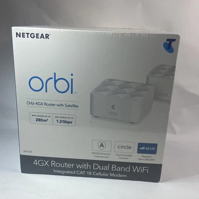 NETGEAR Orbi 4GX modem router with network extender satellite - LBK1220 - image 1 of 4