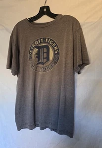 Detroit Tigers grau distressed weiches Tshirt Original Merchandise Herren L - Bild 1 von 5