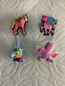 UNICORN SHOE CHARM UNICORN JIBBITZ RAINBOW UNICORN JIBBITZ UNICORN CLOG CHARM - Picture 1 of 5