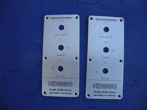 Awesome Pair of Marantz HD880 Aluminum Knobs /Potentiometer Trim Plate - Picture 1 of 2