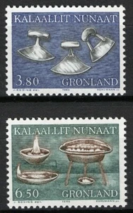 Groenlandia 1986, set manufatti VF MNH, Mi 165-166 cat 3,5€ - Foto 1 di 1