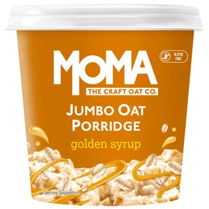 Moma Gluten Free Golden Syrup Porridge Pots | 12x70g | Free Delivery - Picture 1 of 1