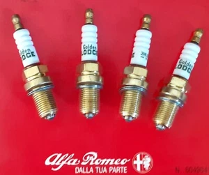 Kit 4 Candele GOLDEN LODGE 2HLDR (=2HL) ALFA 1750 Giulia GTV Alfetta 75 Duetto🍀 - Imagen 1 de 2