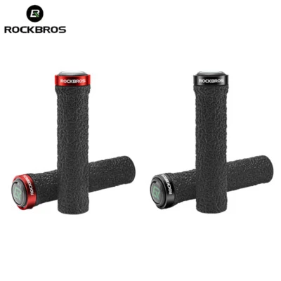 ROCKBROS Bicycle Handlebar Grips Mountain Bike Grips Lock-on Cycling Handle Grip - image 1 of 4