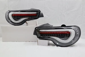 Tail Lights Valenti Sequential Signal Black FOR 2013-2020 Toyota 86 BRZ FRS LED - Picture 1 of 9
