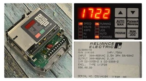 Reliance Electric GV3000/SE Vector 1 Hp 1V4160 Ver. 6.01 AC Inverter Tested Good - Picture 1 of 12