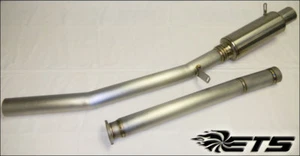 ETS 3" Titanium Exhaust For Mitsubishi 03-06 Evo 8/9 (JDM Bumper) - Picture 1 of 2