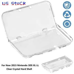 Clear Crystal Hard Shell Protective Case Cover For New 2015 Nintendo 3DS XL/LL - Picture 1 of 13