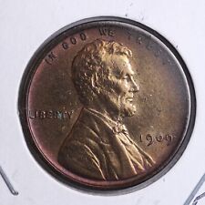 1909 VDB Lincoln Wheat Cent Penny SHARP WHEAT LINES FIRST YEAR COIN B138