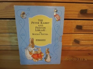 THE ORIGINAL PETER RABBIT & FRIENDS LIBRARY--7 BOOKS--BY BEATRIX POTTER--#Y13 - Foto 1 di 24
