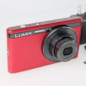 [ Mint ] Panasonic Lumix DMC-XS1 Rouge 16.1MP Appareil Photo Numérique De Japon - Photo 1 sur 24