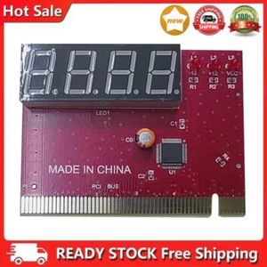 PC 4-digit Code Mainboard Motherboard Diagnostic Analyzer Tester PCI Card - Photo 1/8