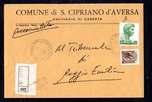 Busta STORIA POSTALE Repubblica Comune di S. Cipriano D'Aversa 1978 (BC27) - Picture 1 of 1