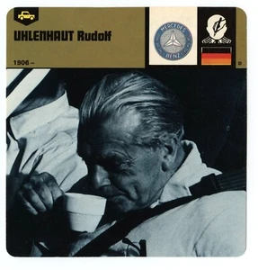 Rudolf Uhlenhaut - Ingeniero Diseñador Inventor Auto Rally Edito Servicio SA Tarjeta - Imagen 1 de 1