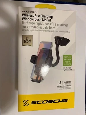 *SCOSCHE STUCKUP QI CHARGING UNIVERSAL WINDOW/DASH MOUNT WIRELESS - Image 1 of 4