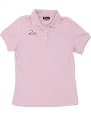 KAPPA Womens Polo Shirt UK 12 Medium Purple Cotton BW01 - Image 1 of 3