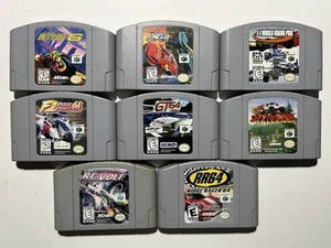 Lote de juegos Nintendo 64 N64 ¡Paquete🔥Auténtico! Paquete de juegos de carreras - Imagen 1 de 3