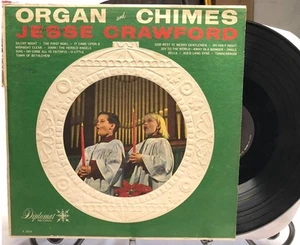 VTG 60s Jesse Crawford Organs & Chimes Christmas Vinyl LP 33 Album Diplomat - Picture 1 of 9