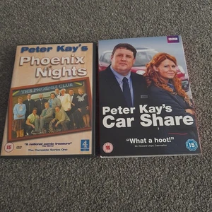2 X Peter Kay's DVDs Car Share/Phoenix Nights Boxset Series 1 Complete Max Paddy - Picture 1 of 3