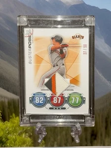 2024 JERSEY FUSION ROOKIE EDITION BUSTER POSEY 37/50 TOPPS DUAL PRIME PATCH C2 - Picture 1 of 2