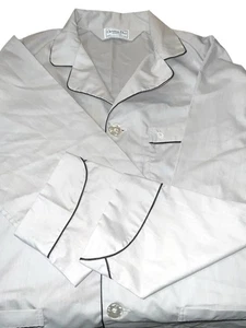 Men’s Grey with Black Piping Monsieur Dior Christian Dior Size Large Pajamas - Picture 1 of 18