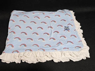 Pantalones KicKee Estampado Volantes Niño Manta-Primavera Cielo Arco Iris 40 x 60" Bambú Foto 1 de 4