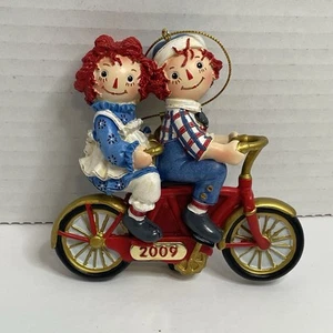 "RAGGEDY ANN & ANDY" 2009 ORNAMENT ~ 2ND ANNUAL DANBURY MINT ~ TAG - Picture 1 of 7