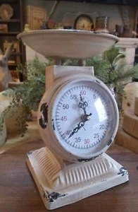 Kleine Küchenuhr Vintage Reproduktion batteriebetrieben Waage - Bild 1 von 14