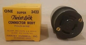Hubbell • Super Twist-Lock • Cuatro cables • Cuerpo del conector • Mo# 3423 • ¡Nuevo/SO! - Imagen 1 de 3
