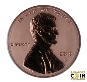 2018 S 1C Reverse Proof Lincoln Shield Cent Rare only 200K Minted Reverse Proof - Picture 1 of 2