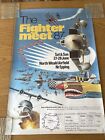 VINTAGE THE FIGTHER MEET 1987 NORTH WEALED AIRFIELD AVIATION MILITARY POSTER