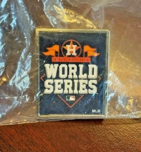 Pin de prensa de solapa conmemorativo de los Astros de Houston 2021 Serie Mundial estilo NUEVO - Imagen 1 de 2