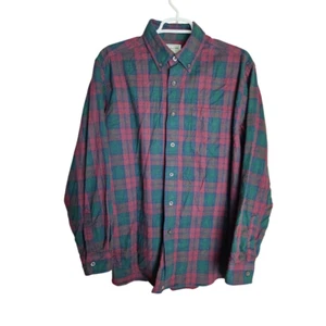 LL Bean Herren Flanell Hemd M Regular Fit Mehrfarbig Scotch Kariert 0BHF4 - Bild 1 von 4
