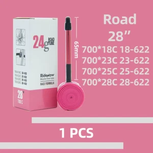 1Pcs 2025 Aluminum Valve Bike Inner Tube Super Light 700C Road Bicycle TPU Tire - Picture 1 of 12