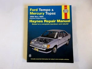 Haynes Automobile Repair Manual Ford Tempo Mercury Topaz 1984-1994 - Picture 1 of 4