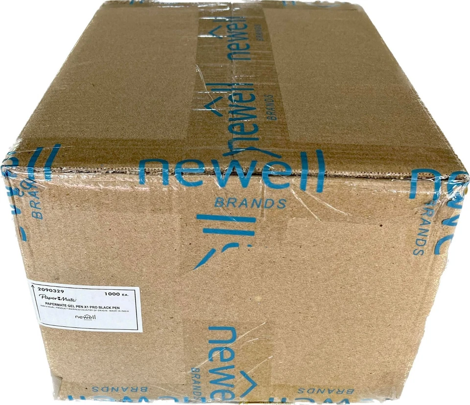 PAPER MATE X1 Pro F gel pens black or blue in boxes of 1000 for £60.00 free p&p